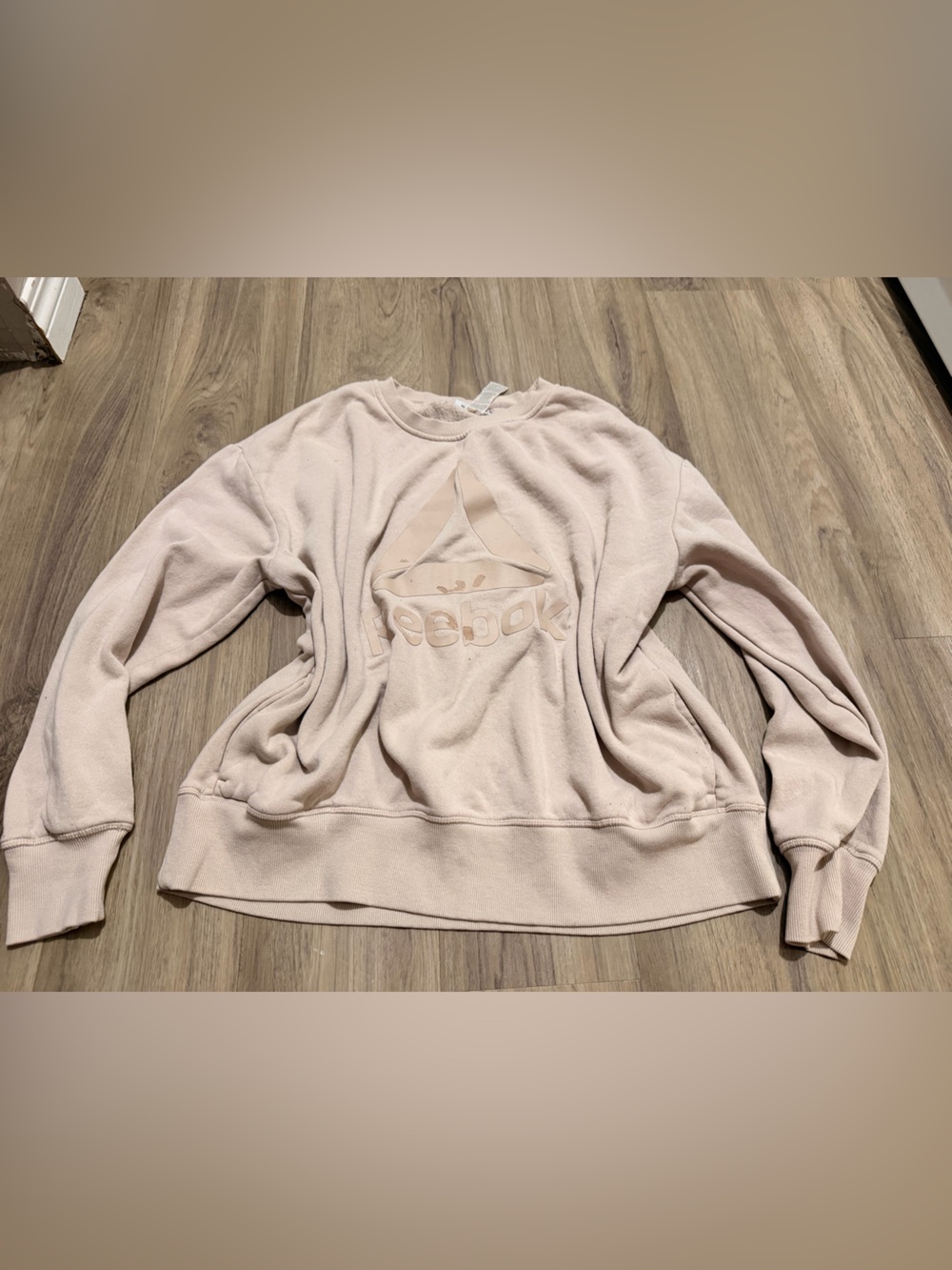 Reebok Women's Pale Blush Pullover Sweatshirt